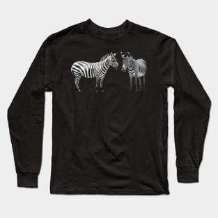 Grevy´s Zebra with Common Zebra in Kenya / Africa Long Sleeve T-Shirt